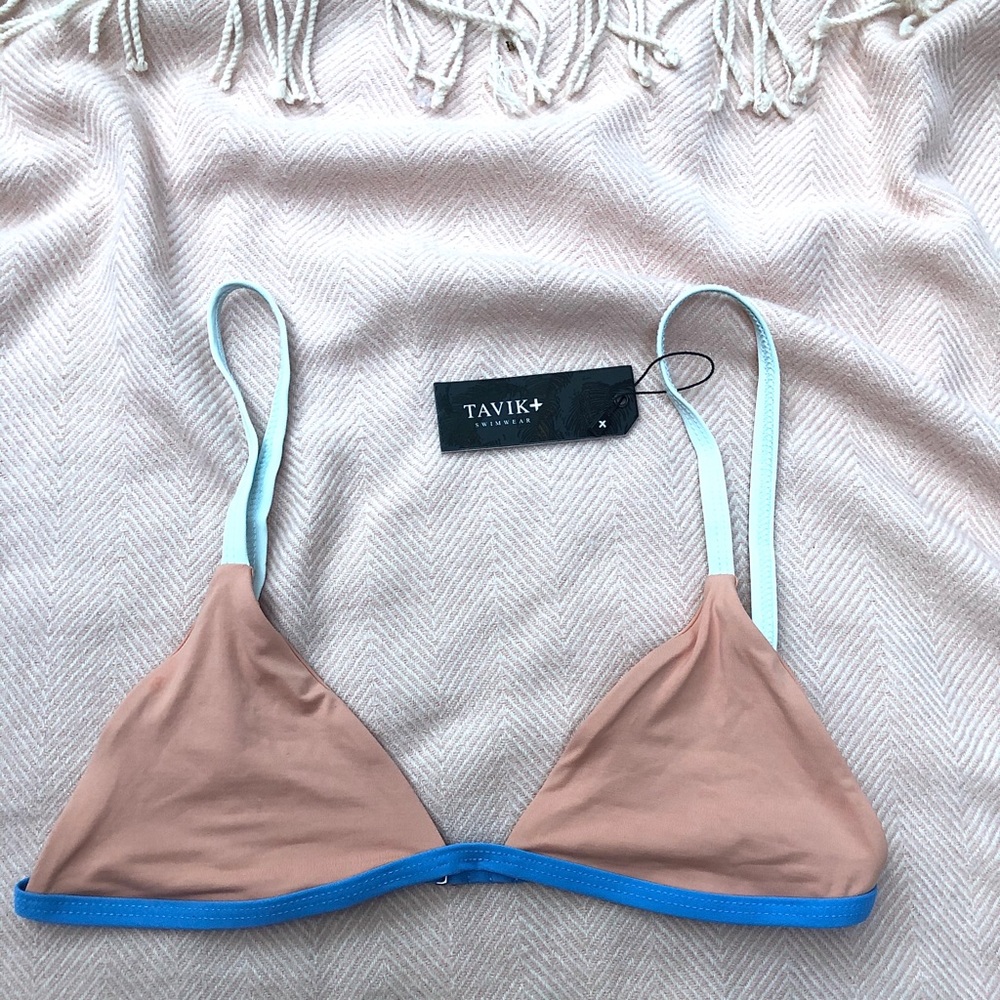 Tavik Swimwear Zepplin Triangle Top Color Blocked